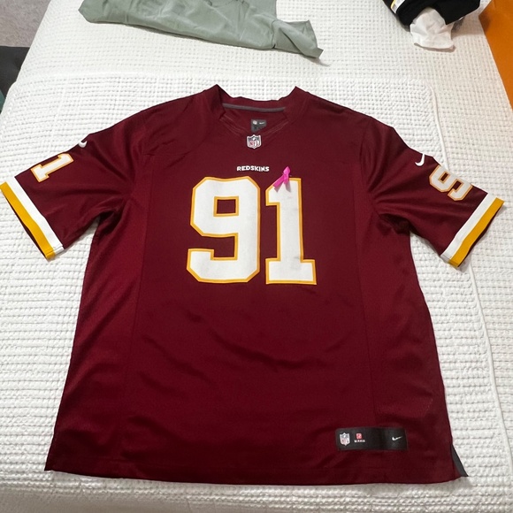 PRE-OWNED/USED Nike Washington Redskins Ryan Kerrigan #91 - Picture 5 of 16